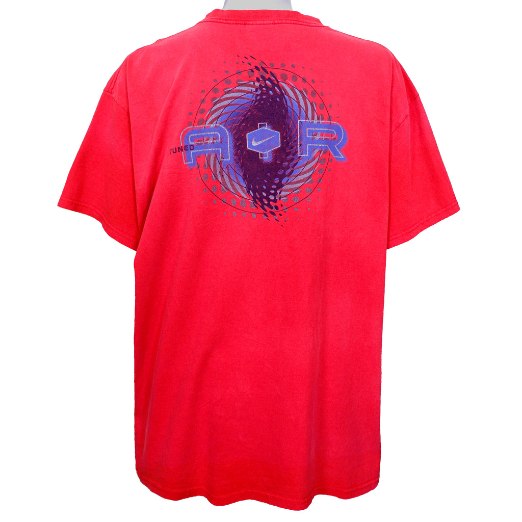Nike - Red Tuned Air T-Shirt 1990s X-Large Vintage Retro