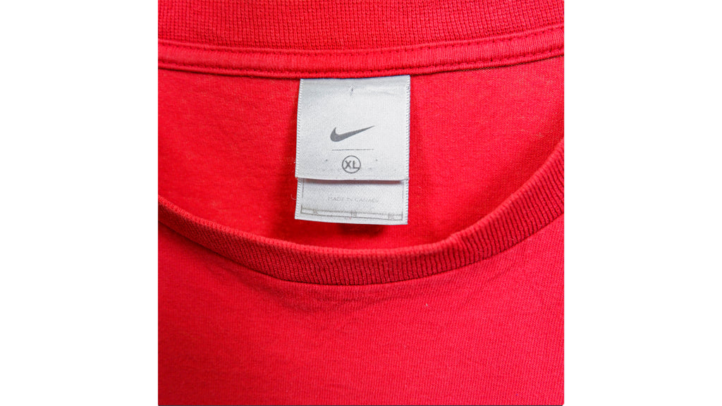 Nike - Red Tuned Air T-Shirt 1990s X-Large Vintage Retro
