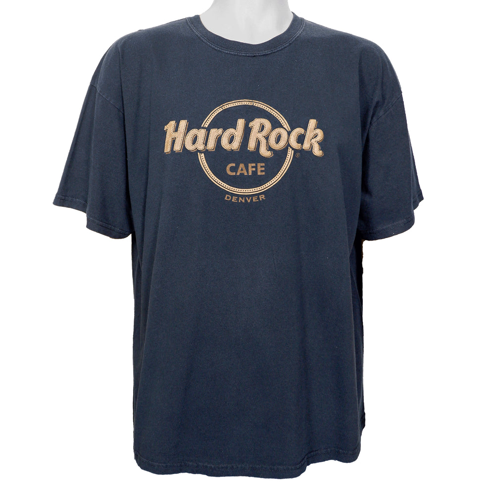 Vintage - Black Hard Rock Cafe - Denver T-Shirt 1990s Large Vintage Retro