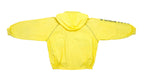 Nautica - Yellow Spell-Out Hooded Jacket 1990s X-Large Vintage Retro 