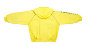 Nautica - Yellow Spell-Out Hooded Jacket 1990s X-Large Vintage Retro 