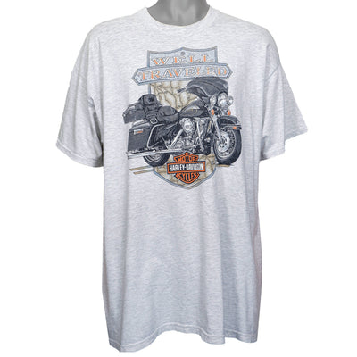 Harley Davidson - Grey Conrads City of Blues T-Shirt 1990s X-Large