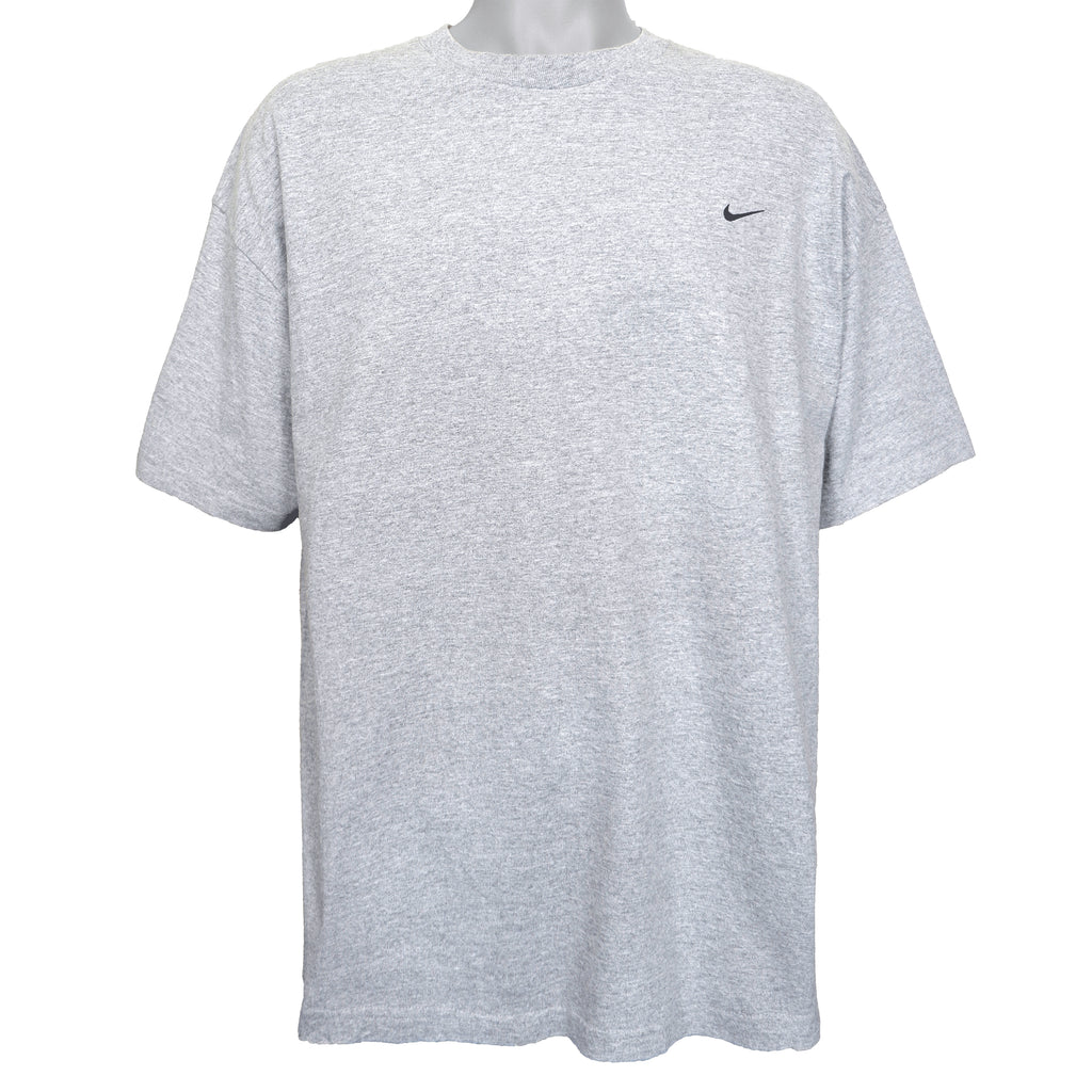 Nike - Grey Classic T-Shirt 1990s X-Large Vintage Retro