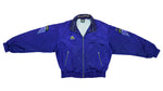 Kappa - Blue Bomber Jacket 1990s Large Vintage Retro 