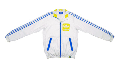 Adidas - White Skateboard Windbreaker 2000s Medium