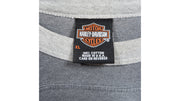 Harley Davidson - Grey Waterford City, Ireland Spell-Out Long Sleeved Shirt 1990s Large Vintage Retro