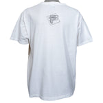 FILA - White Big Logo T-Shirt 1990s X-Large Vintage Retro