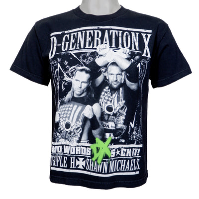 Vintage (WWE) - D Generation X Triple H & Shawn Michaels T-Shirt 2000s Small
