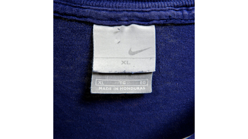 Nike - Blue Classic T-Shirt 1990s X-Large Vintage Retro