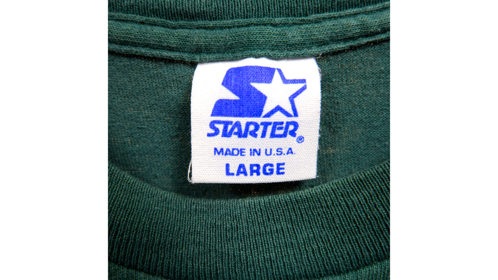 Starter - Green Bay Packers - Favre #4 T-Shirt 1990s Large Vintage Retro NFL Football