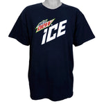 Vintage (Gildan) - Black MTN Dew Ice T-Shirt 1990s X-Large