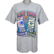 NFL (Pro Player) - Pattriots VS Packers T-Shirt 1997 Large Vintage Retro Football