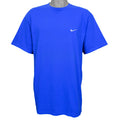 Nike - Blue Classic T-Shirt 1990s Large Vintage Retro