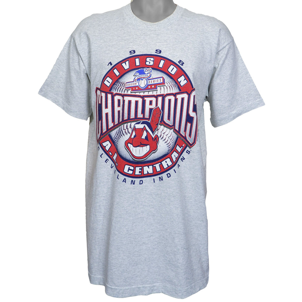 MLB - Cleveland Indians T-Shirt 1998 Large Vintage Retro Baseball 
