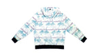 FUBU - White Hooded Windbreaker 1990s Medium Vintage Retro 