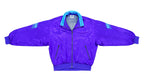 Kappa - Light Blue Bomber Jacket 1990s Medium Vintage Retro 