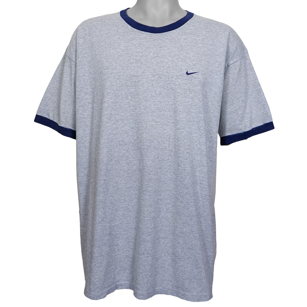 Nike - Grey Classic T-Shirt 1990s X-Large Vintage Retro