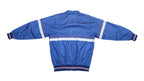 didas - Blue Colorblock Zip Up Bomber Jacket 1990s Medium Vintage Retro