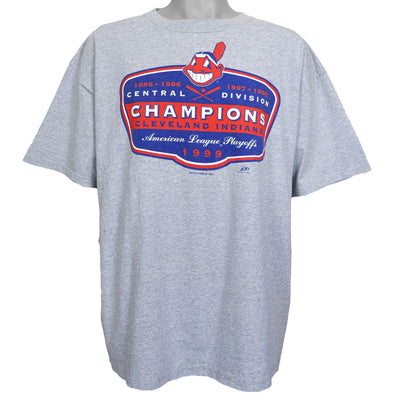 MLB (Pro Player) - Cleveland Indians, Central Division Champions T-Shirt 1999 XX-Large