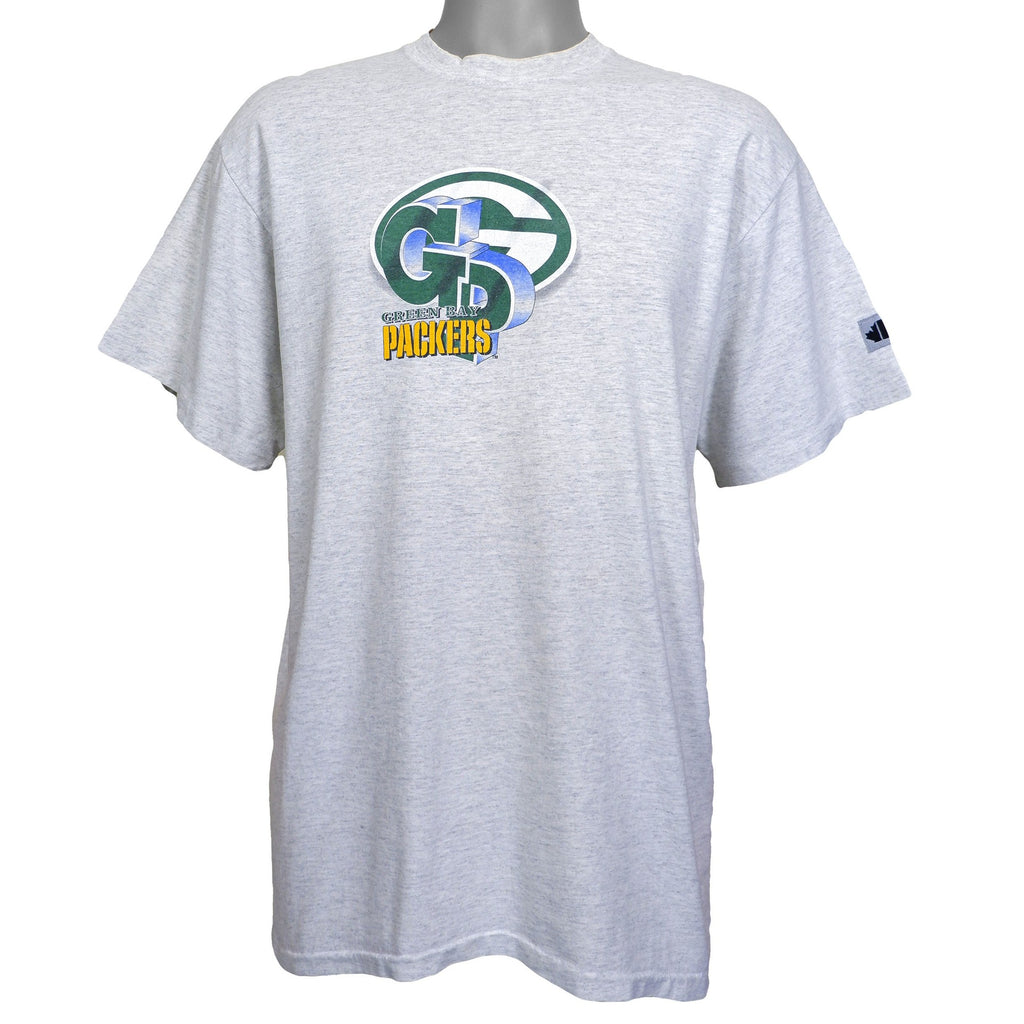 NFL (Bullentin Athletic) - Green Bay Packers T-Shirt 1990s Medium Vintage Retro Football
