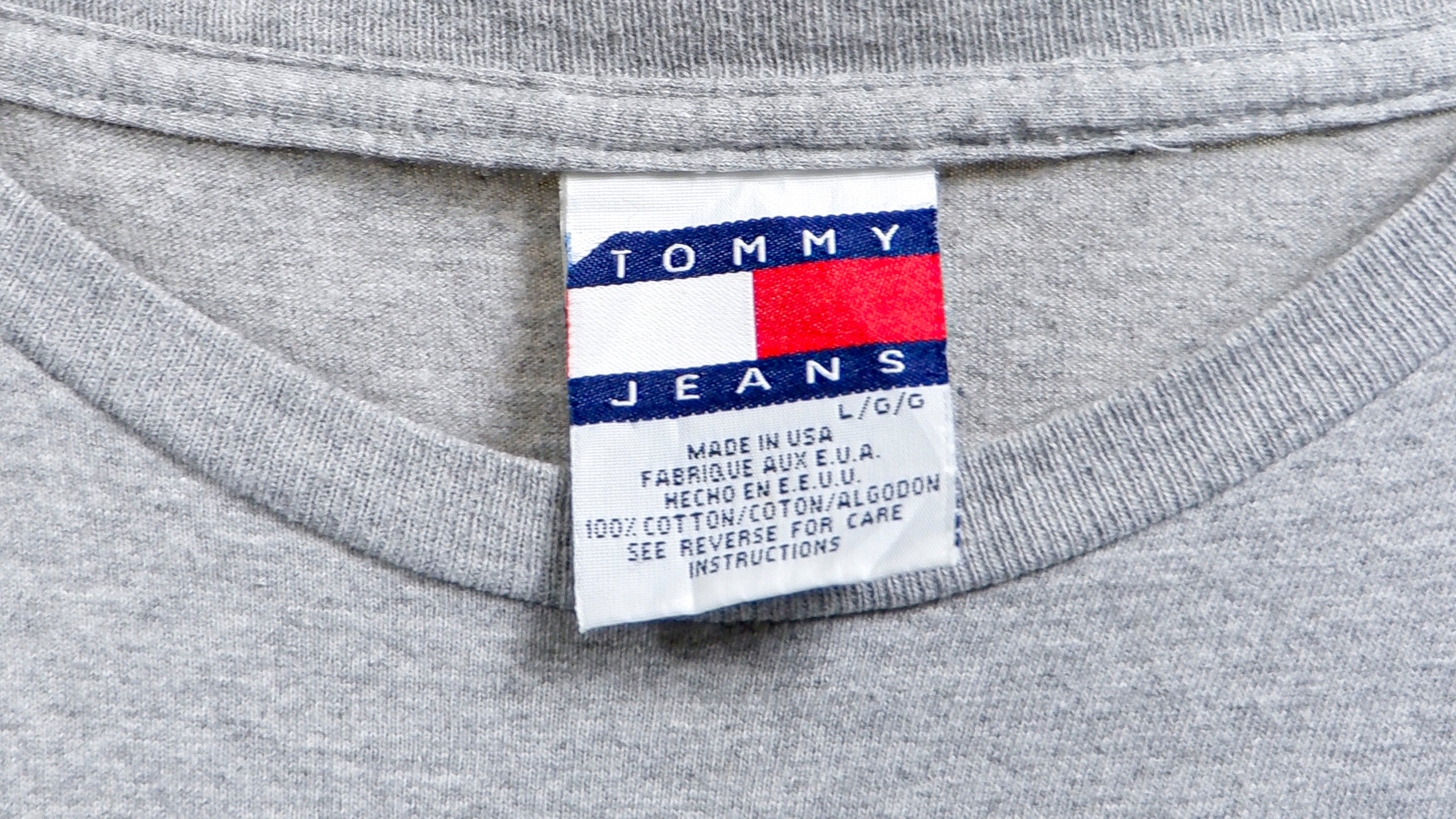 Tommy Hilfiger - TH Jeans Spell-Out T-Shirt X-Large Vintage Retro