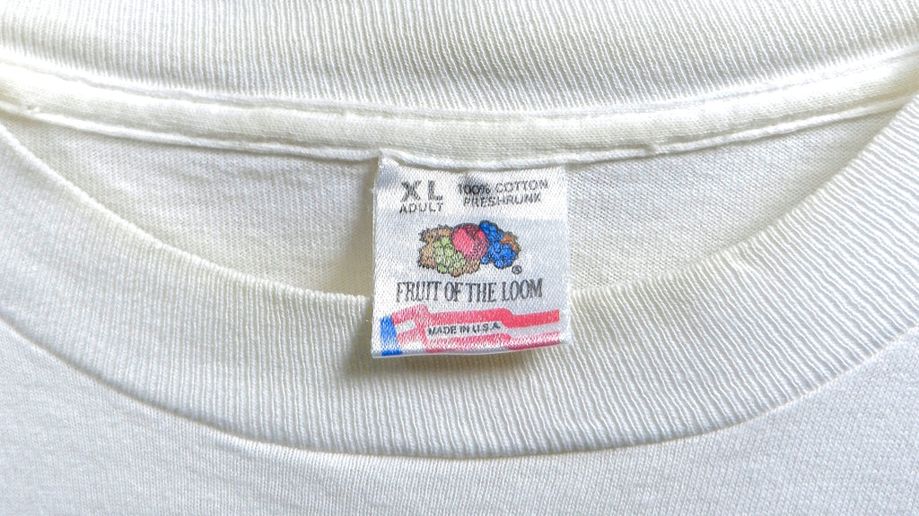 NCAA (Trench) - White Final Four T-Shirt 1993 Large Vintage Retro Football College