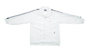 Nike - White Big LogoWindbreaker 1990s Medium Vintage Retro 