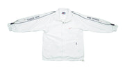 Nike - White Big LogoWindbreaker 1990s Medium Vintage Retro 