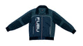 FUBU - Black Two-Tone Big Logo Jacket 1990s Medium Vintage Retro 