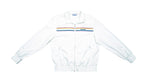 Reebok - White Windbreaker 1990s Medium
