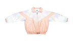 Ellesse - Orange Floral Patterned Windbreaker 1990s Large Vintage Retro 