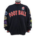 Vintage (Waves Sportswear) - CFL Football Logos Spell-Out Sweatshirt 1990s X-Large Vintage Retro Football
