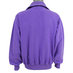 Lacoste - Purple 1/4 Zip Sweatshirt 1990s Large Vintage Retro