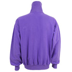 Lacoste - Purple 1/4 Zip Sweatshirt 1990s Large Vintage Retro