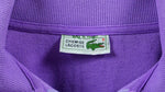 Lacoste - Purple 1/4 Zip Sweatshirt 1990s Large Vintage Retro