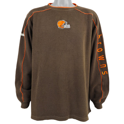 Puma - Cleveland Browns Spell-Out Crew Neck Sweatshirt 1990s XX-Large