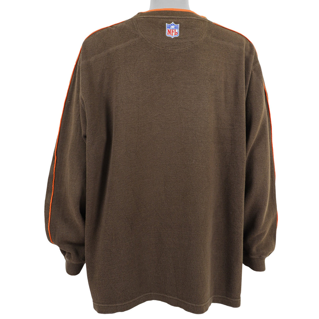 Puma - Cleveland Browns Spell-Out Sweatshirt 1990s XX-Large Vintage Retro NFL Football