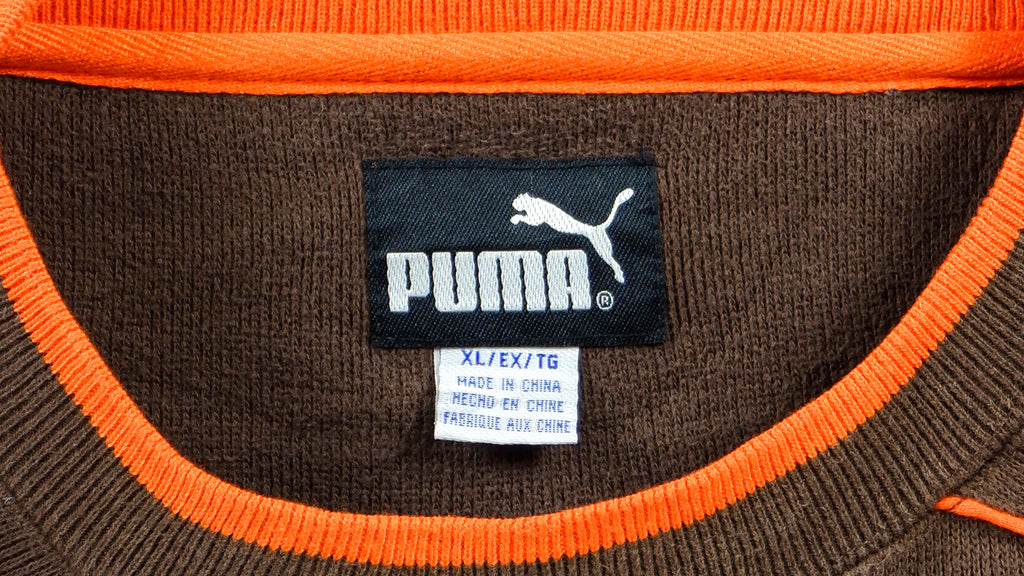 Puma - Cleveland Browns Spell-Out Sweatshirt 1990s XX-Large Vintage Retro NFL Football