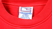 NCAA - Louisville Cardinals Crew Neck Sweatshirt 1990s Large Vintage Retro Basketball