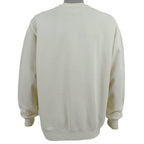 Vintage (Lee) - Cream Dachshund Crew Neck Sweatshirt 1990s Large Vintage Retro
