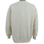 Vintage (Lee) - Cream Dachshund Crew Neck Sweatshirt 1990s Large Vintage Retro