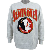 NCAA - Florida State Seminoles Crew Neck Sweatshirt 1990s Large Vintage Retro College Football