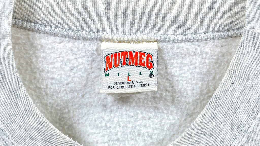 NFL (Nutmeg) - Jacksonville Jaguars Crew Neck Sweatshirt 1993 Large Vintage Retro