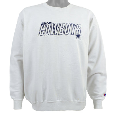 Champion  - Dallas Cowboys Crew Neck Sweatshirt 1990s Large