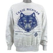 Vintage - LAnse Michigan - Preserve, Protect, Conserve Sweatshirt 1991 Large Vintage Retro
