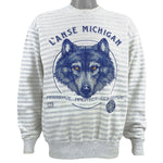Vintage - Lanse Michigan Preserve, Protect, Conserve Crew Neck Sweatshirt 1991 Large