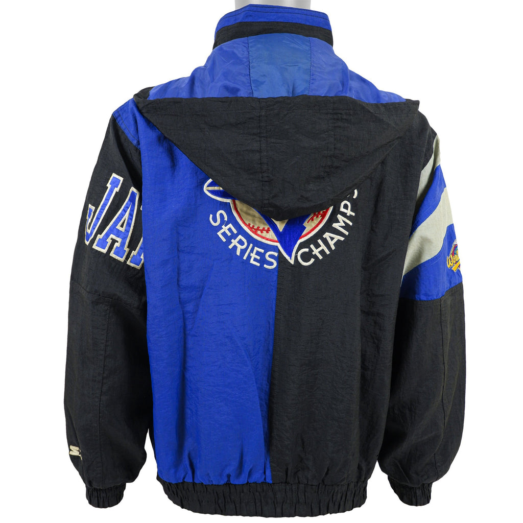 Starter - Toronto Blue Jays Zip Up Hooded Jacket 1993 Large Vintage Retro MLB Baseball