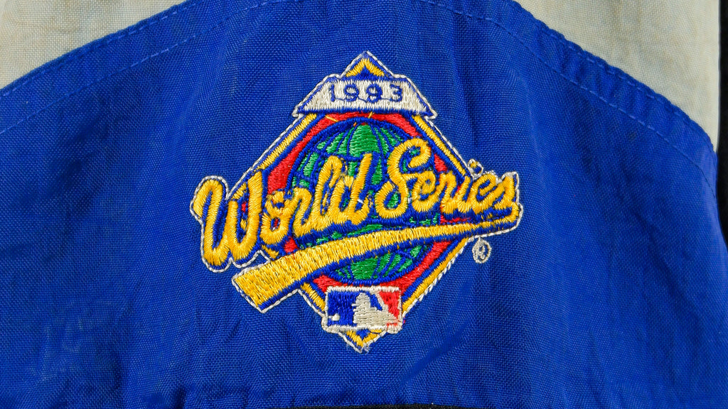 Starter - Toronto Blue Jays Zip Up Hooded Jacket 1993 Large Vintage Retro MLB Baseball