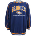 NFL (Lee) - Denver Broncos Spell-Out Sweatshirt 1990s X-Large Vintage Retro Football