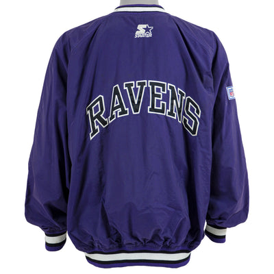 Starter - Baltimore Ravens 1/4 Zip Pullover 1990s X-Large